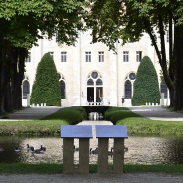 A abadia real de Royaumont e seus jardins